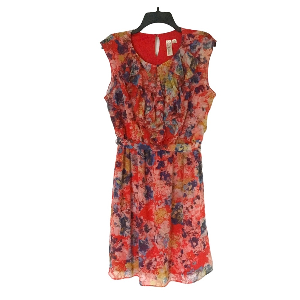 Emma & Michele Floral Blouson Dress Size 14